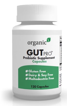 GutPro by Organic3: A "Clean" Multi-Strain Probiotic Supplement