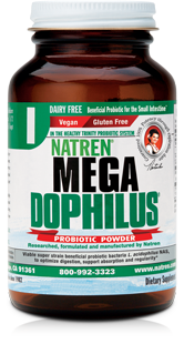 Natren Mega-
Dophilus Dairy-Free has Lactobacillus acidophilus NAS
