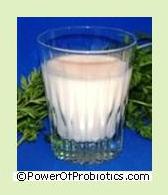 Kefir can contain beneficial Lactobacillus bacteria