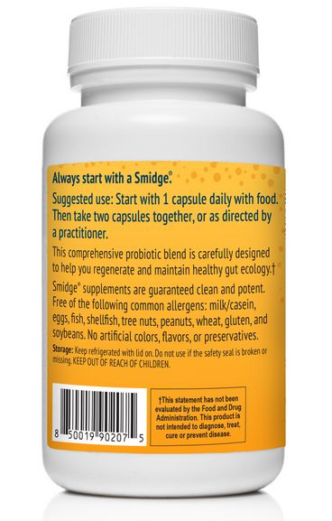 Smidge Optimal Probiotic 2023 Dosing